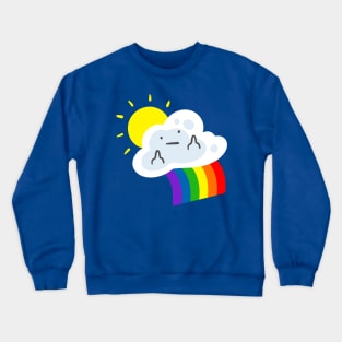 The Don't Give a Heck Rainbow Crewneck Sweatshirt